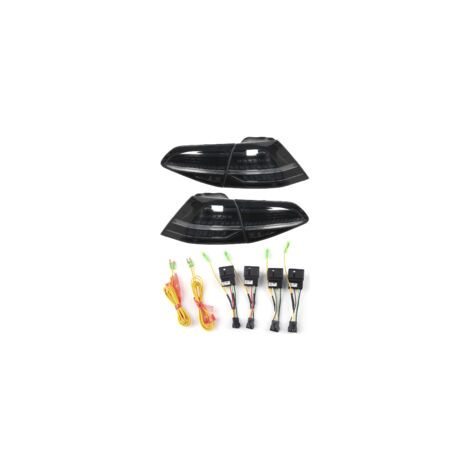 Feux arrière LED dynamiques fumés pour MK7/7.5 GTD R 2013-2020 Étanchéité IP67 Installation plug and play Haute luminosité (1/5)