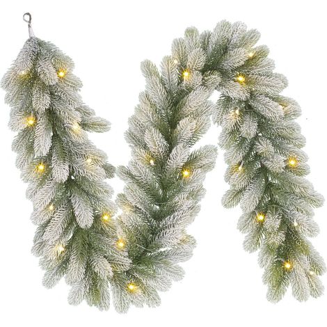 Black Box Trees Guirlande de Noël illuminée Vert H20xl20xL180cm (1/3)