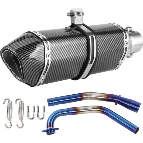 Vollcarbon-Schiebeauspuffanlage für Yamaha YZF R15 V1/V2 2008-2017