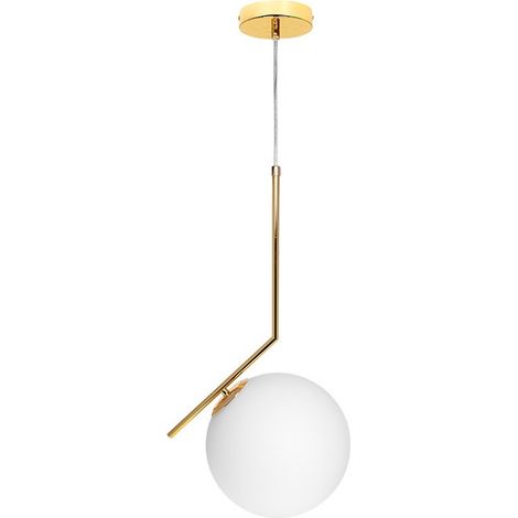 Pendentif lampe avec finition en or AIMEE INTERLUSA (1/4)