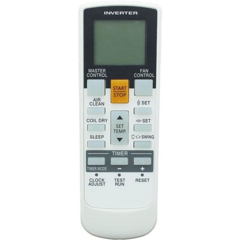 Télécommande de Rechange AR RY12 pour Climatiseur Fujitsu Compatible avec AR RY3, AR RY5, AR RY13, RY4, RY11, ASTA18LCC, ASTA24LFC, AR RAD1E, AR RAC1C, AR RAE1E, AR RAC2E (1/5)