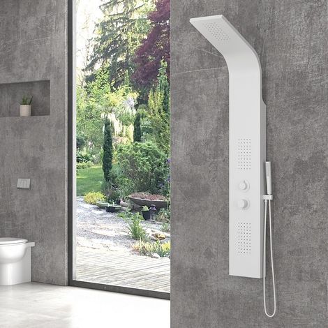 Pannello doccia idromassaggio colore bianco  Kaman-B7700 kamalu