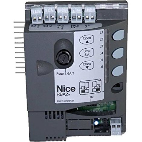 ROBUS RBA2 Panneau de commande de moteur coulissant Central NICE SPRBA2 Remplacement