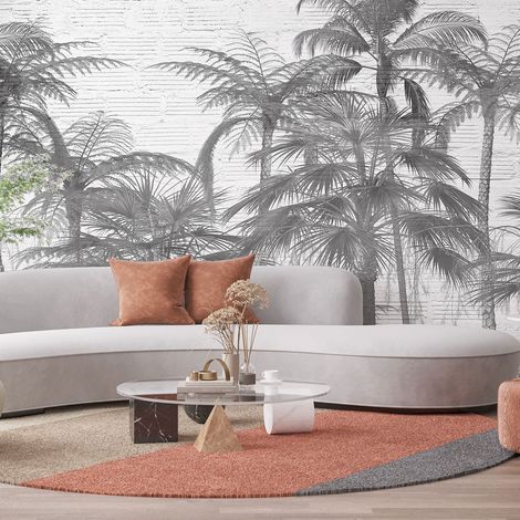 Papier peint panoramique - Forêt tropicale - 130 cm x 79 cm (1/4)