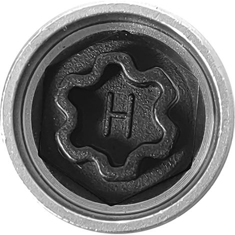 Clé Antivol Pour Écrou De Roue For Audi A3 A4 A5 A6 TT, Douille 17mm En Acier (1/5)