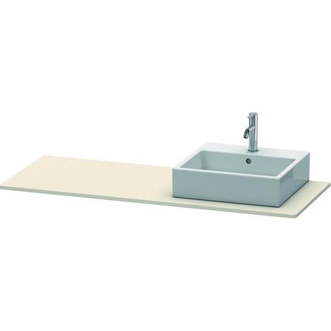 Duravit XSquare Konsole, 1 Ausschnitt rechts, 1400x16x550mm, (1/5)