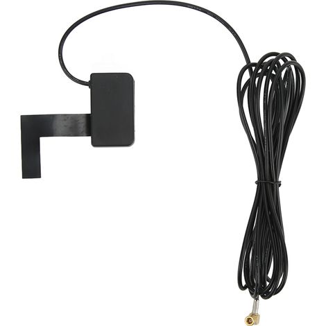 Antenne DAB pare-brise pour autoradio, connecteur SMB, gain 10dB, signal stable, compatible véhicule et camion, système audio. (1/5)