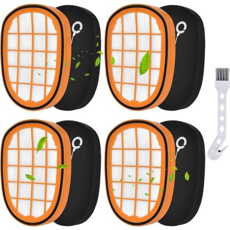 Lot de 4 filtres pour aspirateur sans fil Philips SpeedPro Max Aqua FC6812 FC6813 FC6822 FC6823 FC6826 FC6723/01 FC6901-FC6904 XC7042/01 XC8045/01 XC8147/01 Filtre pour Philips FC5005/01 (1/5)