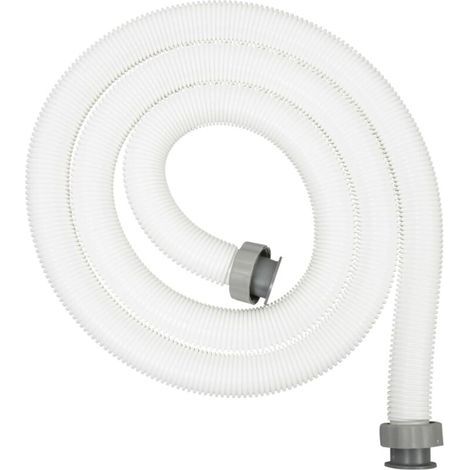 tuyau D 38 L 3,0 m + connecteurs filetés Blanc (1/4)