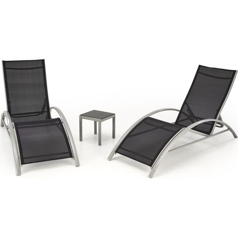 Conjunto de muebles de exterior Houston 1727 , 0x0x0cm, Metal, Textil (1/5)