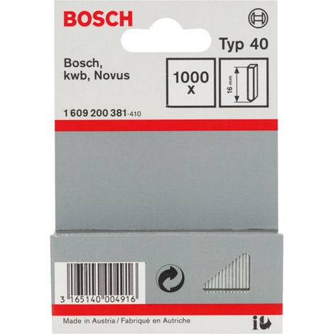 Bosch Stift Typ 40 16 mm 1000 Stk (1/5)