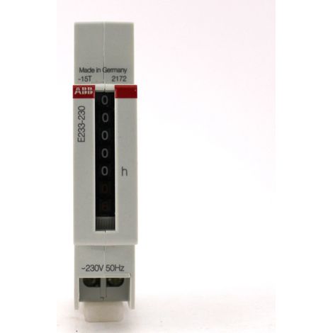 ABB E233 230V CA CONTAORE, White (1/2)