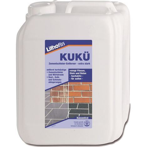 Lithofin KUKÜ Zementschleier-Entferner, extra stark 5 Liter Kanister (1/5)