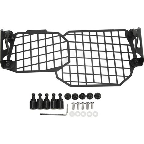 Calandre de phare avant de moto, couvercle de protection de phare en acier inoxydable pour F650GS F700GS F800GS F800R-Crezuo