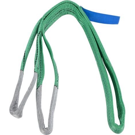 2T Flachhebegurt, hochfestes Polyester, Kranhebegurte, Anschlagmittel, 4 Meter (1/5)