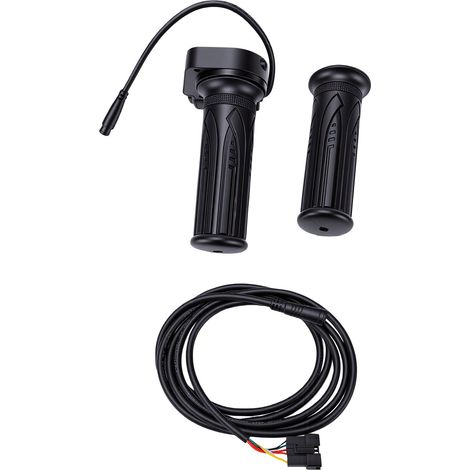 Poignée accélérateur vélo électrique 48V avec affichage tension LCD et régulateur vitesse, connecteur 6 broches remplacement pour Jetson Haze (1/5)