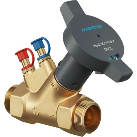 OVENTROP Valvola di regolazione di zona HydroControl V PN 16, DN 15, filetto esterno, Kvs: 3.9, 1062604