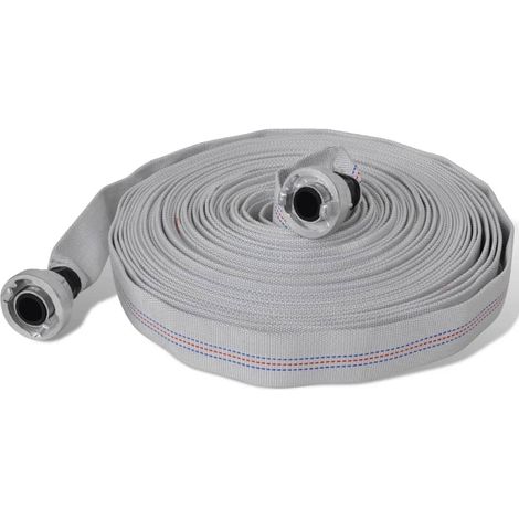vidaXL Tuyau d'incendie plat 20 m avec raccords D-Storz 1 pouce (1/4)