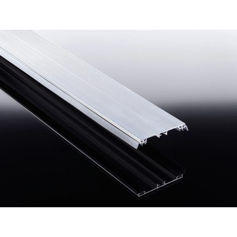 Uni-Mittelprofil Alu 80 mm pressblank 2500 mm m. Dichtung