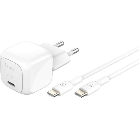 Belkin WCA008kq1MWH-B6 Ladegerät Weiß 30W 1 Meter