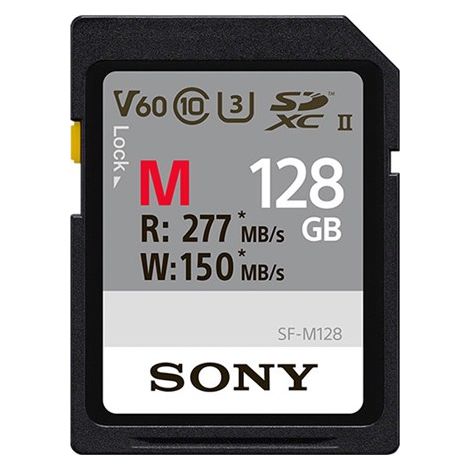 SONY Sony 128GB SDXC - 128 Go - SDXC - Classe 10 - UHS-II - 260 Mo/s - 100 Mo/s (SFG1M) (1/5)