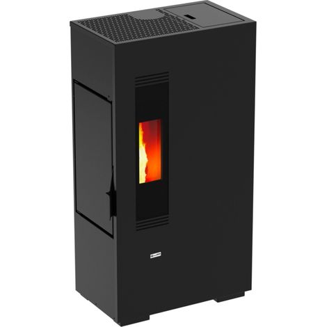 stufa a pellet slim  canadian stove "mini 5" nero 4,4 kw (1/4)