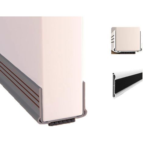 Set di 2 fermi per porte, fermi per porte in gomma, regolabili, fonoassorbenti, lunghezza 93 cm (1/4)