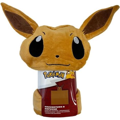 Felpa a quadri con cappuccio 3D - POKEMON - Evoli - 120 x 150 cm (1/5)