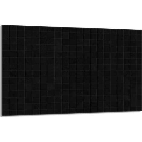 Glasschutzplatte für Herd 80x52 Schwarz (1/5)