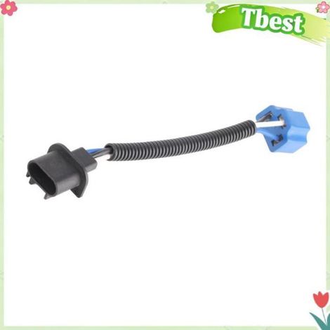Tbest connecteur de faisceau de cablage H13 Cable Adaptateur H13 à H4, Connecteur de Faisceau de Cablage Durable, 4 moto cosses (1/5)