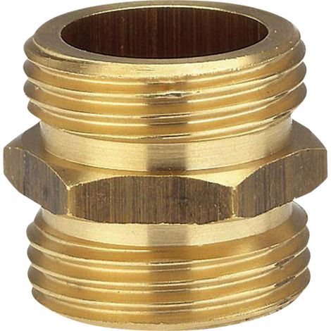 GARDENA 07260-20 Messing Gewindenippel 26,44 mm (3/4") AG (1/2)