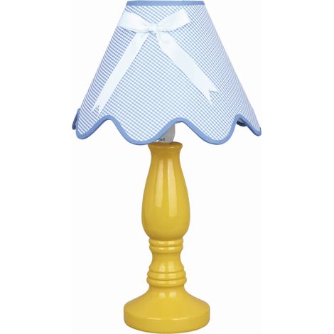 Lampada da tavolo Candellux Lola 41-63489 gialla E14 (1/3)