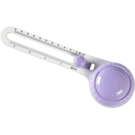 Coupe-papier rond, outil de coupe avec graduations transparentes, (1/5)