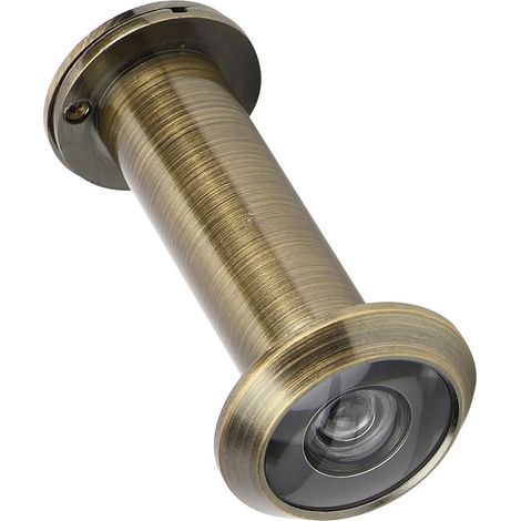 Diebstahlsicherer Türspion mit 220°-Sichtwinkel und Rückabdeckung für den Heimgebrauch (Bronzefarbe) (1/5)