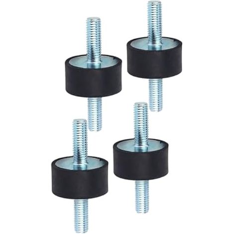 AUTO 4pcs M8 30 15 Amortisseur Anti Vibration Supports Isolateur En Caoutchouc Pompe De Compresseur D'air avec Vis Compresseur D'air Pompe Amortisseur En Caoutchouc M8 23+silent bloc m10 silent b (1/5)