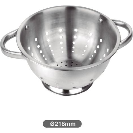 Colino in acciaio inox con manici Ø26cm