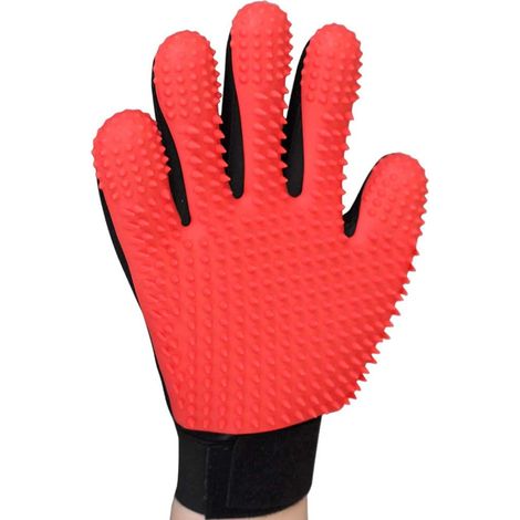 Gant de toilettage pour animal domestique Doux Brosse de déshedding Efficace Gant d'élimination de poils d'animaux de compagnie