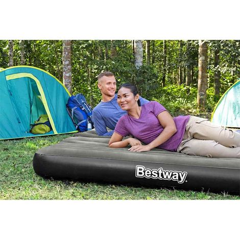 Bestway 3-in-1 Luftbett Schwarz und Grau 188x99x25 cm