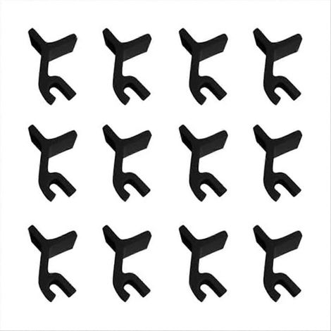 12 Supports Empilables pour Plaques de Cuisson, Rack de Refroidissement pour Tôle de Four, Lot de 12 Séparateurs en Acier, Organisateur d'Espaces de Cuisson (1/5)