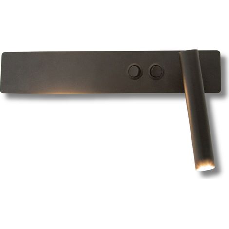 Applique moderna nera 2 spot orientabili G9 Sigma Hotel Mood (1/2)