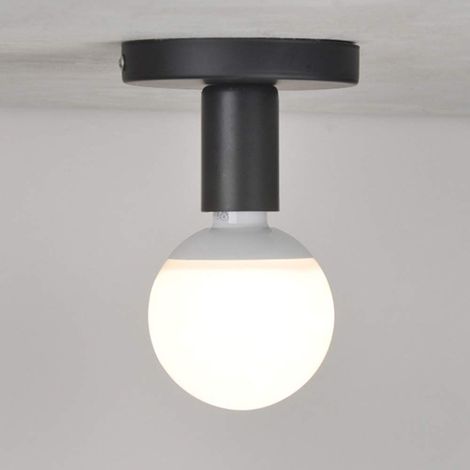 Moderne Lampe de plafond, Plafonnier métal noir,luminaire moderne Plafonnier pour Chambre à coucher, Couloir, Salon, etc,sans ampoule