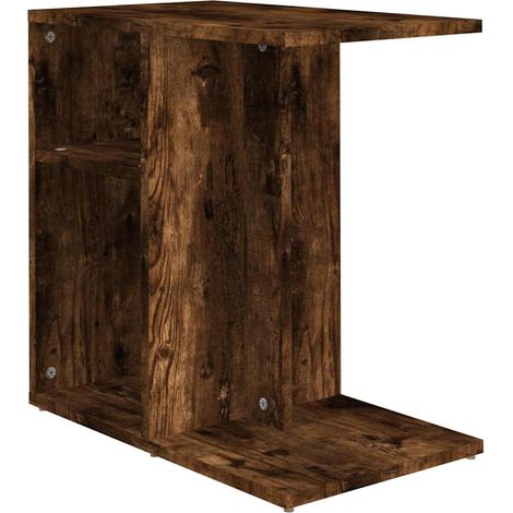 Maison Exclusive - Mesa auxiliar madera contrachapada roble ahuma (1/5)