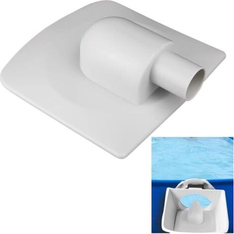 Adaptateur de plaques sous vide pour skimmer Polygroup Summer Waves – Système de raccordement – En plastique résistant – Pour filtration piscine (1/4)