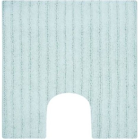 BENOA Alfombra de baño de algodón 55x55 cm azul claro Spirella