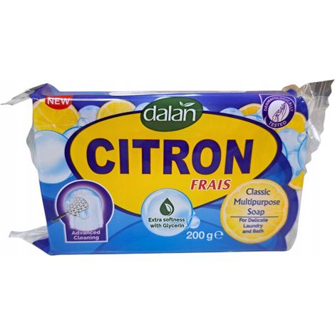 Dalan - Jabón multifuncional quitamanchas con aroma a limón 200 g (1/2)