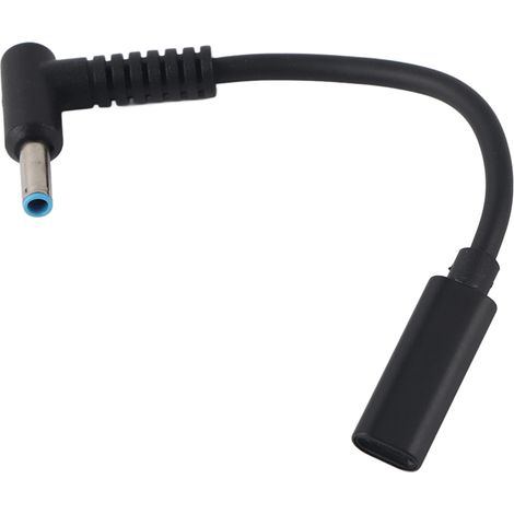 Typ-C-Buchse auf 4,5 mm x 0,6 mm Netzadapterkabel für HP-Ladegerät (1/5)