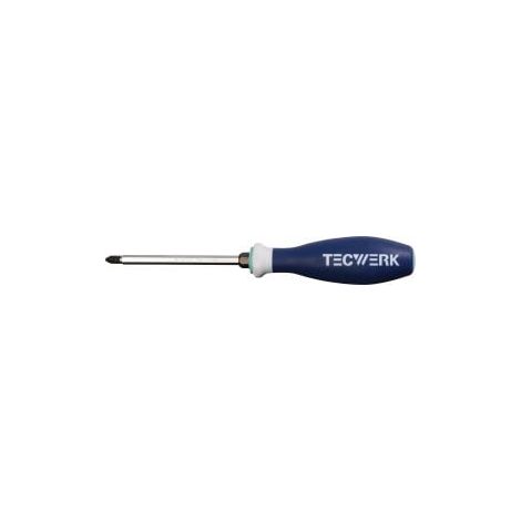 Tournevis Gr.PZD 2 longueur de lame 100mm poignée 3K 6 pans cl./insert TECWERK (1/3)