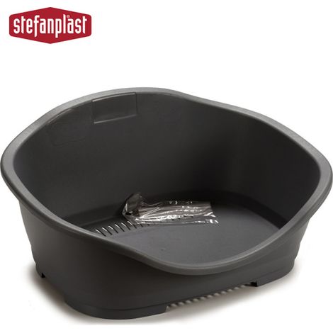 1PZ LETTINO SLEEPER GRIGIO - cm.56,5x42x24,2h. mod.SLEEPER 1 (1/4)