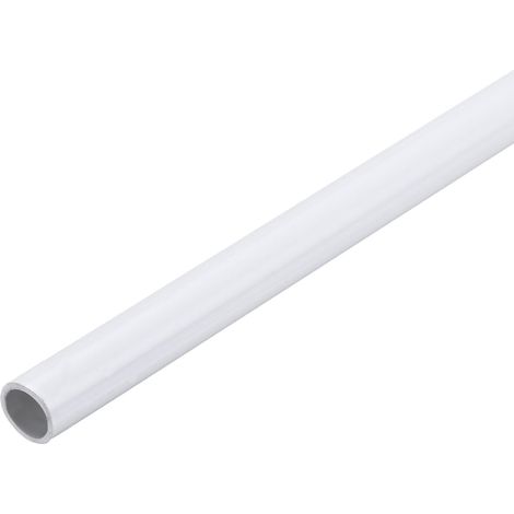 Tube PVC Rigide Rond 8mm ID 10mm OD 30 cm de Long pour Tuyau d'Eau, Aquarium, Réservoir à Poissons, Serre de Jardin, Blanc (1/5)