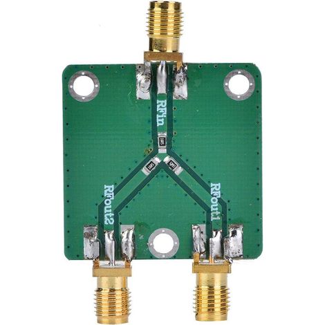 DC-5G 6dB Répartiteur de puissance à résistance 1 à 2 distributeurs hyperfréquences RF Module de séparation (1/5)